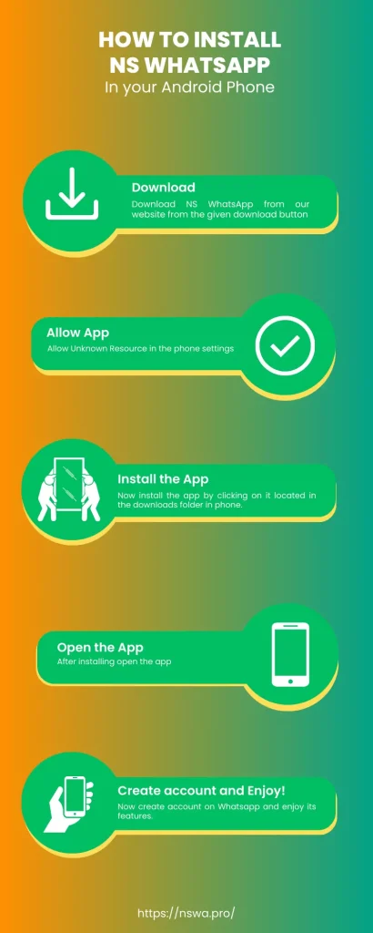 NS Whatsapp APK Guía de instalación